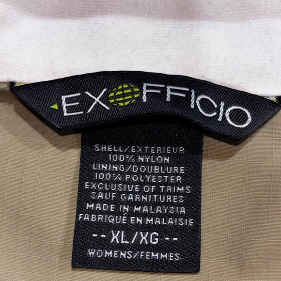 Exofficio Khaki Zip-Up Vest - Picture 7 of 10